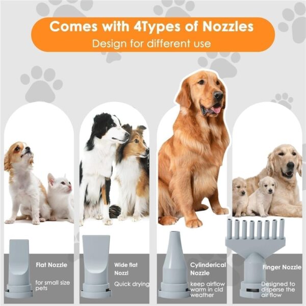 BANTASE Dog Grooming Vacuum Kit,Dog Clippers, Suction 99% Pet Hair,Professional Dog Vacuum Groomer Pet Grooming Tools For Shedding Thick & Thin Dogs Cats Pet Hair - Image 7