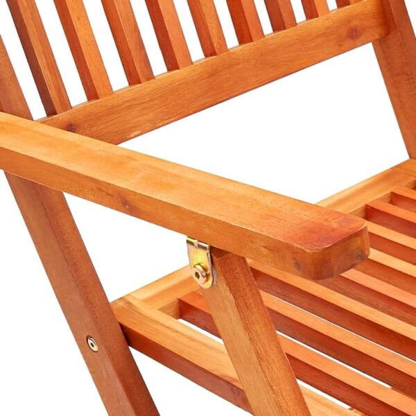 NQJIBUE Item-7 Piece Folding Outdoor Dining Set Solid Eucalyptus Wood,Outdoor Outdoor Furniture Sets - Image 8