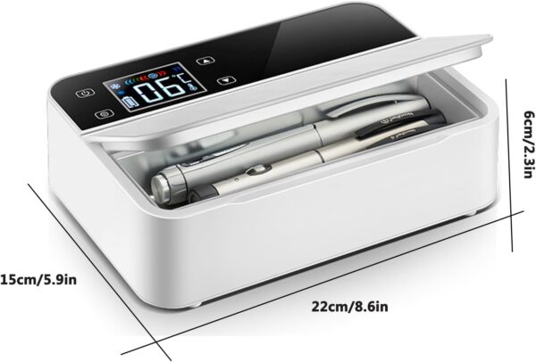 Dxysyldrun Medicine Travel Box Portable Insulin Cooler - Mini Smart Medical Refrigerator 2-8°C Precise Temperature Control Car Travel Refrigerator - Image 8