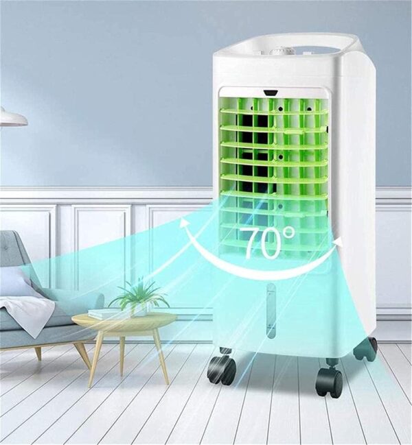 Portable Air Conditioner Cooler Air Conditioner Evaporative Coolers Portable Evaporative Air Fan Cooler And Humidifier With 5 L Watertank Whisper-Quiet Personal Indoor Cooler 2-I - Image 3