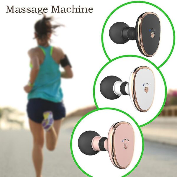 Genkigold Pocket-Sized Mini Massage Gun: Muscle Recovery & Pain Relief, for Neck, Back, and More, USB Rechargeable, Powerful Portability, Your Ultimate Recovery Companion, Available in Black - Image 6