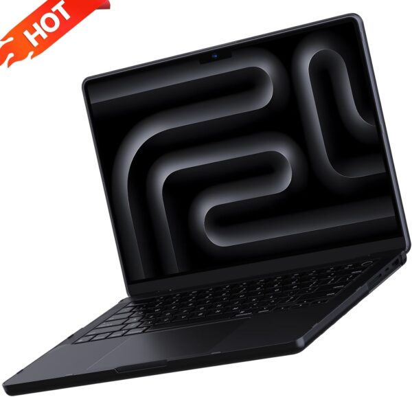 Soonjet for MacBook Pro 14 inch Case 2024-2021 M4 M3 M2 M1 Pro/Max [100% Match Official Color] A3401 A3112 A2992 A2918 A2779 A2442 Matte Cover Protective Hard Shell Case Laptop - Space Black Clear - Image 10