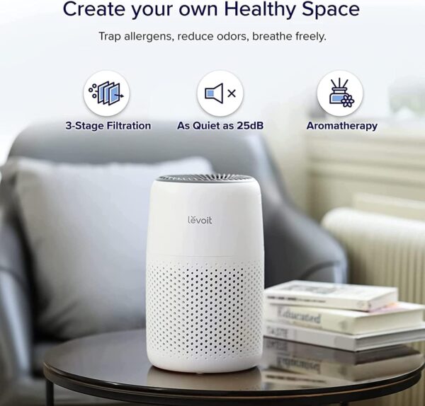 LEVOIT Smart WiFi Air Purifier for Home, Alexa Enabled HEPA Filter, CADR 170m³/h & Air Purifier for Bedroom Home, Ultra Quiet HEPA Filter Cleaner - Image 8