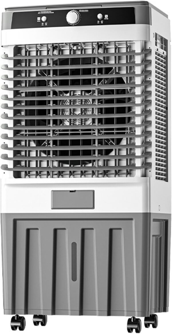 Evaporative Air Cooler, Cold Fans with 80L Large Water Tank, Standing Fan, 3 Fan Speeds, for Home, Garage, and Large Spaces - Image 2
