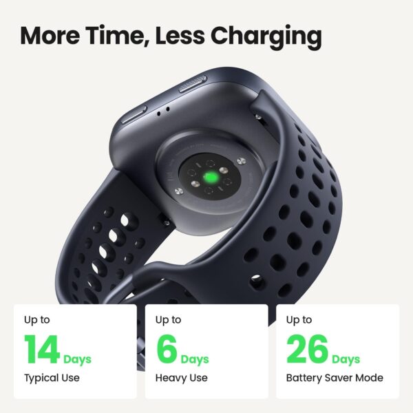 Amazfit Bip 6 Smart Watch 46mm, 14 Day Battery, 1.97" AMOLED Display, GPS & Free Maps, AI, Bluetooth Call & Text, Health, Fitness & Sleep Tracker, 140+ Workout Modes, 5 ATM Water-Resistance, Red - Image 4
