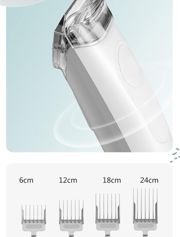Pet Clipper Grooming Kit, Grooming Clippers Vacuum Suction 99% Pet Hair for Dogs Cats - Image 4