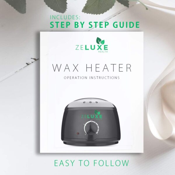 Waxing Kit For Women - Wax Warmer - Home Waxing Kit For Hair Removal - Manicure Set Included for Perfect Salon Hair Removal Results for Women & Men (UK Power Adaptor) - Image 7