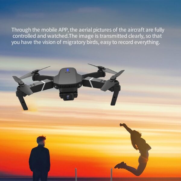 Hatem Pro Drone 4K HD Camera Foldable Drone Height Fixed Remote Control Pro Wifi Drone Gift Toys One Camera 1 Battery - Image 5