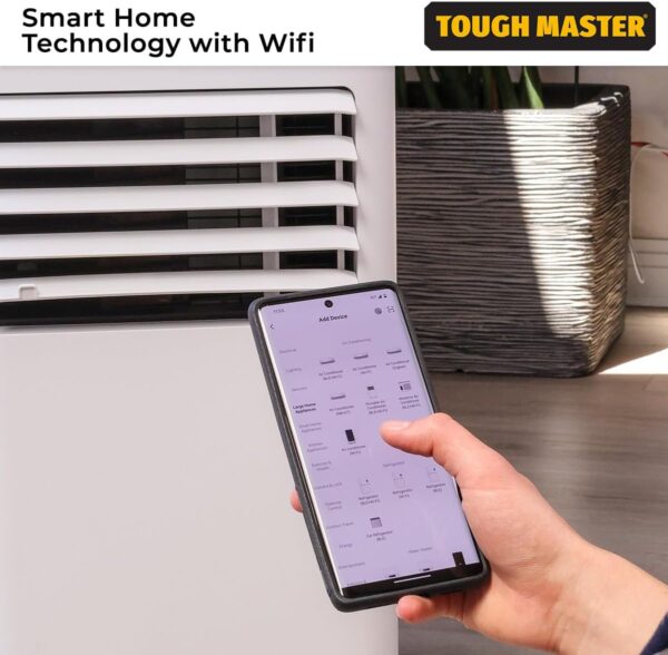 TOUGH MASTER Air Conditioning Unit 9000 BTU, WiFi enabled, 24 Hour Timer, Smart Sleep Mode & Window Venting Kit A/C 4-in-1 Portable Air Conditioner, Dehumidifier, Ventilation, Cooling Fan - Image 6