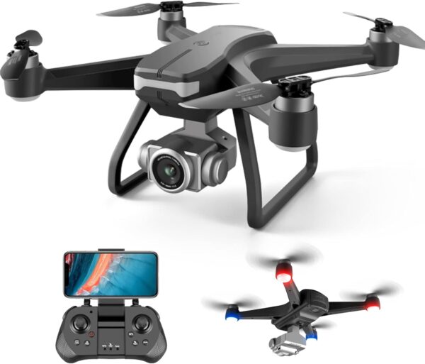 Foldable RC Quadcopter for Beginners, F11 Pro Mini Drones with cameras are for beginners with Camera, GPS Drones with cameras are for beginners with Dual Camera, Led Night Light, GPS/Optical - Image 2