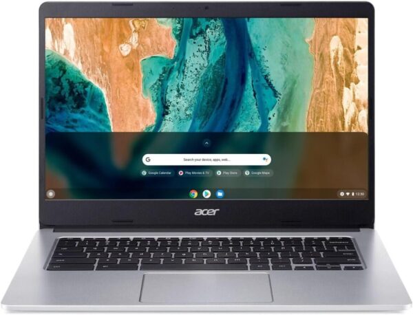 Acer Chromebook 314 CB314-2H Laptop - MTK MT8183, 4GB, 128GB eMMC, Integrated Graphics, 14-inch HD, Google Chrome OS, Silver - Image 2
