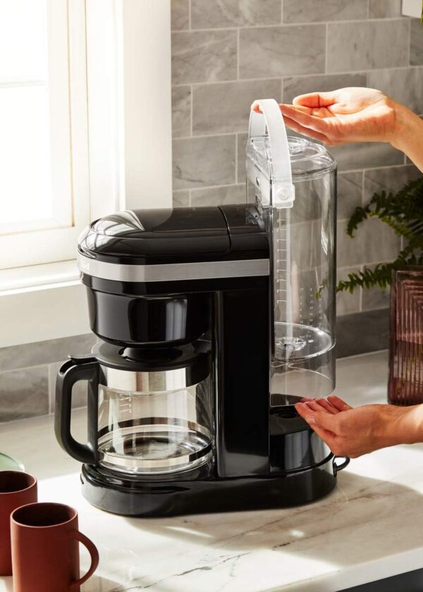 KitchenAid Drip Coffee Maker with Spiral Shower Head - Onyx Black 5KCM1208BOB - Image 6