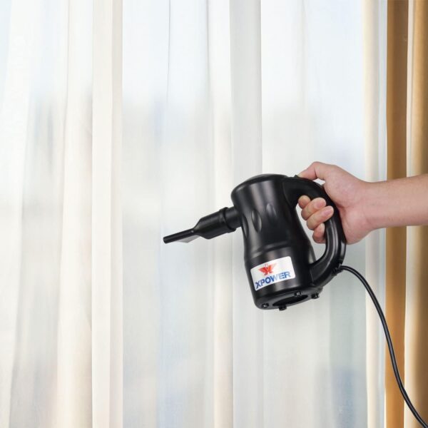 XPOWER Cyber Duster Electric Air Duster for Dusting Drying Inflating Blowing Car Detailing Computer Maintenance Leaf Blowing High Performance Motor Eco-Friendly (Black, A-2) - Image 6