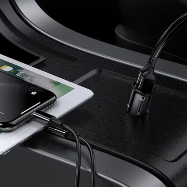 QC 4.0 Car Phone Charger USB C Car Charger [USBC 20W+USBA 20W] PD3.0 12V USB Socket Fast Charge [Metal] Cigarette Lighter USB Car Charger Adapter for iPhone 16 Pro Max Samsung iPad Pro - Image 8
