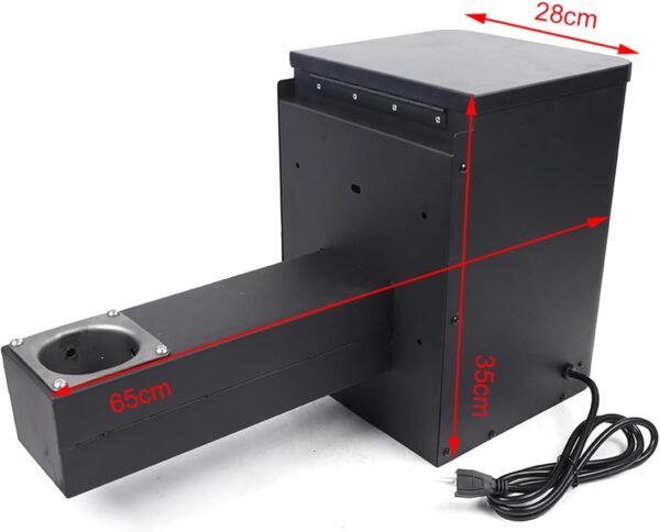 Electric Pellet Smoker Digital Smoker Pellet BBQ Smoker Hopper Assembly Kit for Grill, Smoke, Bake, Roast, Braise, BBQ - Image 3