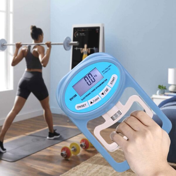 Fvoagaou 1 Pcs Hand Dynamometer Electronic Hand Dynamometer Hand Dynamometer Grip Meter Electronic Measurement 265 Lbs Hand Strength - Image 5