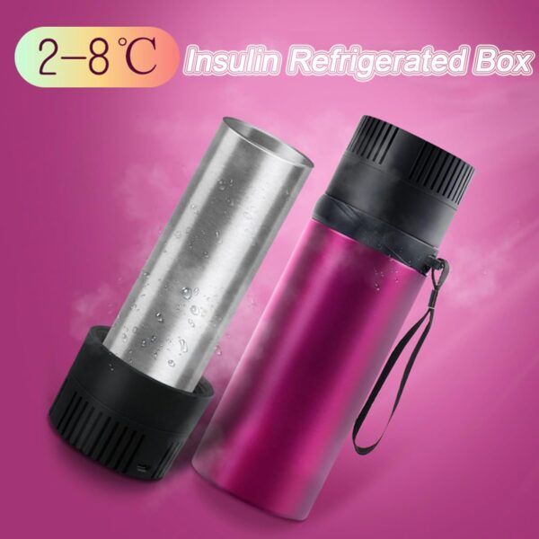 NYANS Portable Insulin Refrigerator, Medication Cooler Cup with Smart Digital Temperature Display, 2-8°C Precise Temperature Control, for Car Home Travel - Image 3