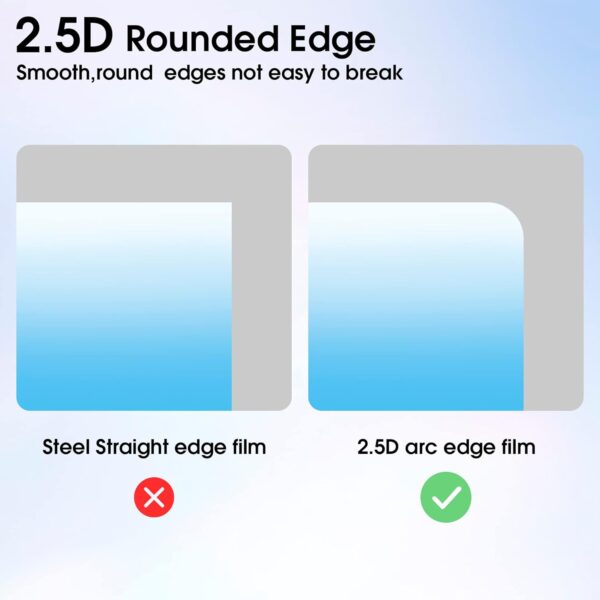 Arae 2 Pack Mini 3 Pro Screen Protector Compatible with DJI RC Remote Controller Accessories, Anti-Scratch Anti-reflective Tempered Glass for DJI Mini 3 Pro Accessories, Matte - Image 7