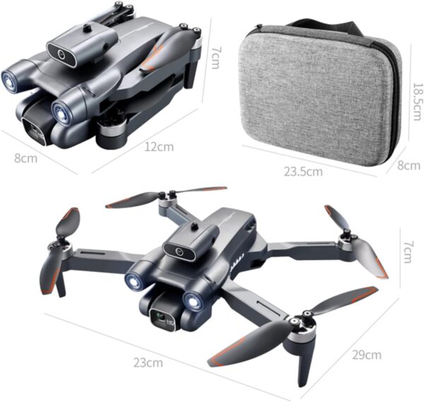 Goolsky Quadcopter with Camera LS-S1S 4K Dual WIFI 2.4G Brushless 6-Axis Gyro Optical Flow Positioning, Gesture Photography, Obstacle Avoidance, Trajectory Flight, Headless Mode Foldable 2 Battery - Image 10