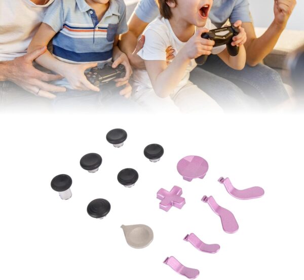 Metal Magnetic Joysticks Thumbsticks, Wireless Controller Buttons with Hard EVA Accessory Case, for One Elite Series 2 Controller Core (Purple) - Image 5