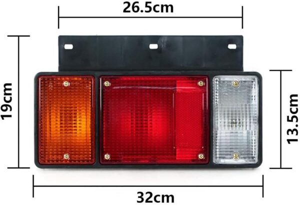 Rear Tail Lights For Isuzu For NPR For ELF For NKR For NHR For NLR 1987-2022 Truck Car Rear Bumper Tail Light Brake Stop Reverse Lamp Rear Light Cover Shell(Left and right) - Image 3