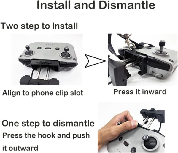 LICHIFIT Neck Strap Lanyard Sling for DJI RC PRO Lanyard with Buckle Universal Compatible for DJI Mini 3 Pro/Mavic 3/AIR 2/2S/Mini 2 Remote Controller - Image 9