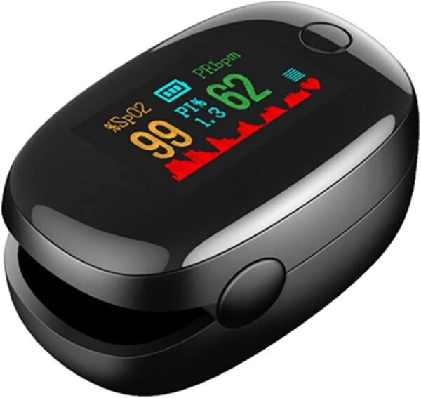 Pulse Oxymeter Finger Pulse Oximeter for Adult Children Old Man, Oxygen Monitor Finger Adults for Low Blood Oxygen Saturation Monitor Pulse Heart Rate Monitor OLED Display - Image 2