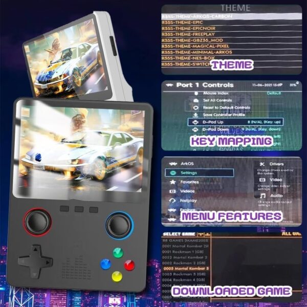 Retroblast 20000 - Rechargeable HD Portable Handheld Retro Game Console - Relive Classic Gaming Memories - Image 5