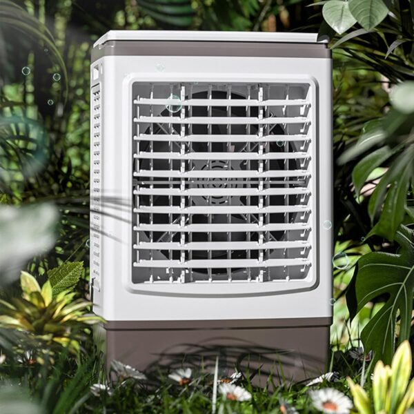 MZQMK Swamp Cooler,Portable Evaporative Air Cooler,Cooling Fan For Room Garage Patio,3 Speeds,2 Ice Boxes,for Shop,Factory,Garage,Workshops,Commercial,Basement,Patio(B) - Image 8