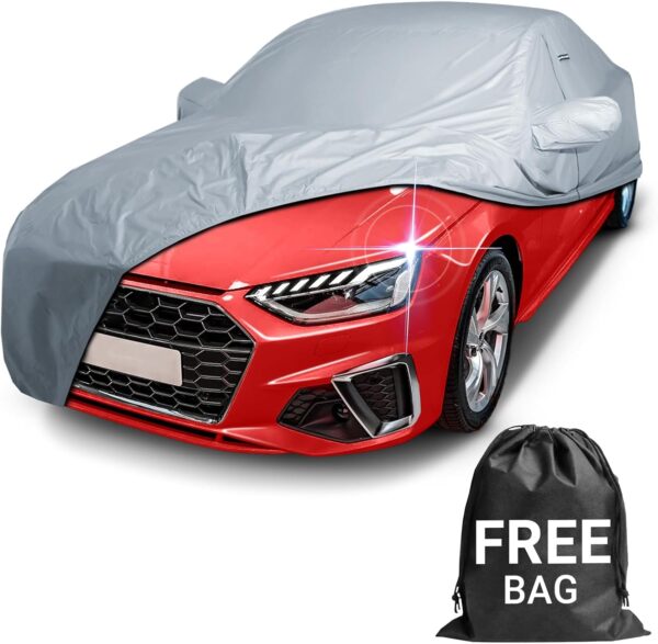 iCarCover Custom Car Cover for 2009-2024 Audi A4 Sedan | Waterproof All-Weather & UV Protection | Ultimate Protection for Indoor/Outdoor Use - Image 2