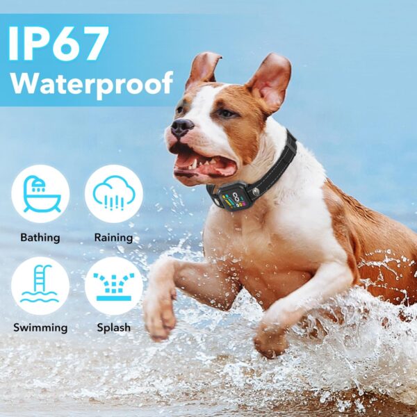 Smart Anti Bark Collar for Small Medium Large Dogs, Smart Training Collar with 8 Adjustable Sensitivities, Beep and Vibration - Image 7