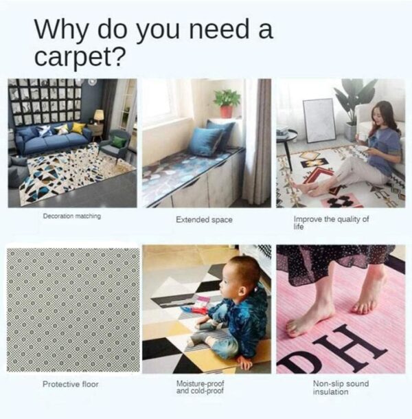 3D Gamer Bedroom Rug Modern Joystick Living Room Rug Non-slip Graffiti Letter Game Console Decoration Soft Flannel Area Rugs For Teenage Child Boy (80x160 cm) - Image 3