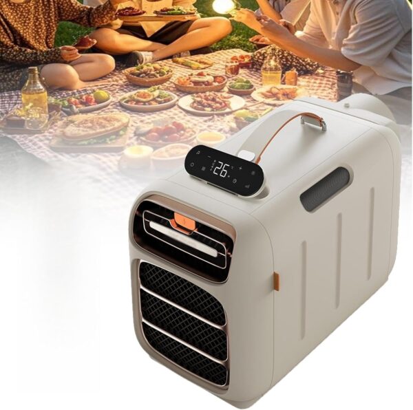 星姿 1500w Portable Air Conditioner 5000 BTU,Cold wind,0-12 Hour Timer, Powerful Air Conditioning Unit,with 3 Speeds, Digital Display & Remote Control, play music,1-12 Hour Timer for Room,car,truck - Image 2