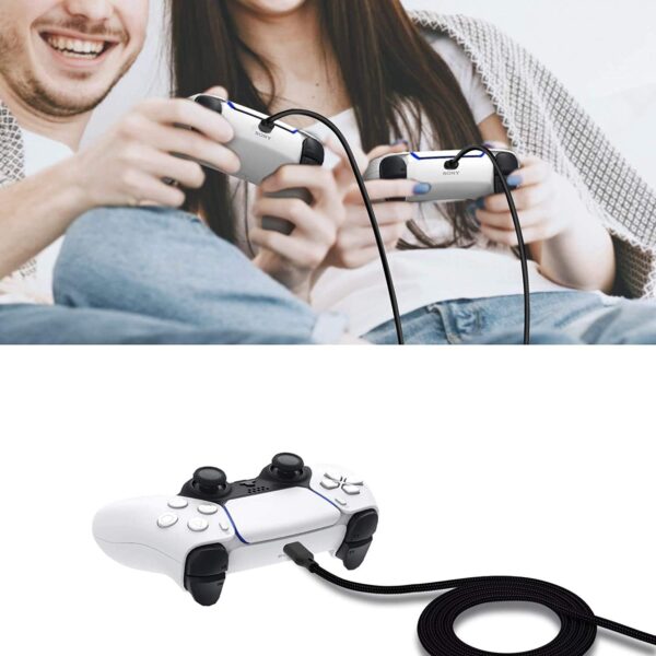 USB Charging Cable Compatible with PS5 Controller 1M, USB C Type C Charger Cord Compatible with Xbox Series X/Series S Sony PS5 Dual Sense Controllers, Nintendo Swith and Switch Lite - Image 4