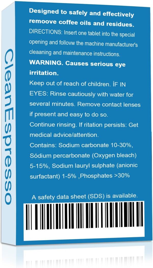 Cleaner Sage & Breville Coffee Machine & Espresso Machine Cleaning Tablets 15 Count - Image 3