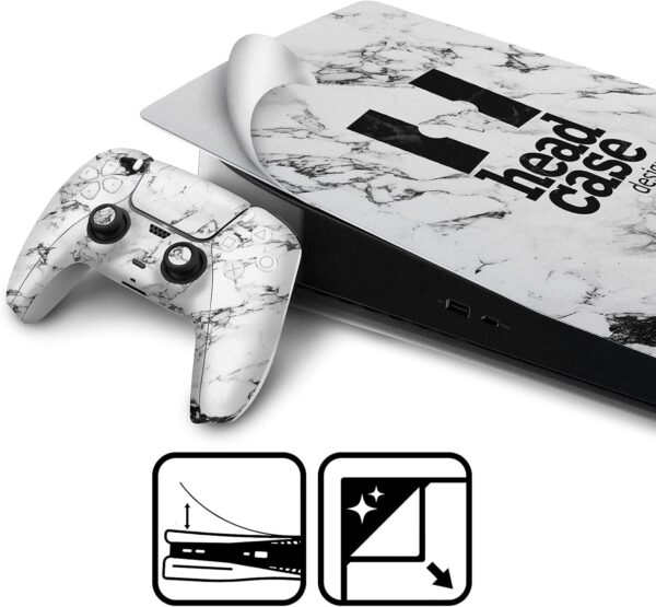 Head Case Designs Officially Licensed West Ham United FC Oversized Art Vinyl Faceplate Sticker Gaming Skin Decal Cover Compatible With Sony PlayStation 5 PS5 Disc Edition Console - Image 5