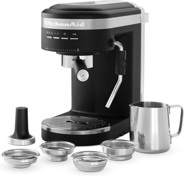 KitchenAid ESPRESSO MACHINE - ARTISAN - CAST IRON BLACK 5KES6503BBK - Image 9