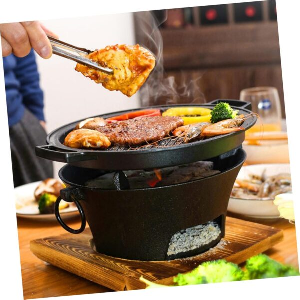 MERRYHAPY Charcoal Bbq Barbecue Stove Small Outdoor Grill Portable Camping Barbecue Machine - Image 5