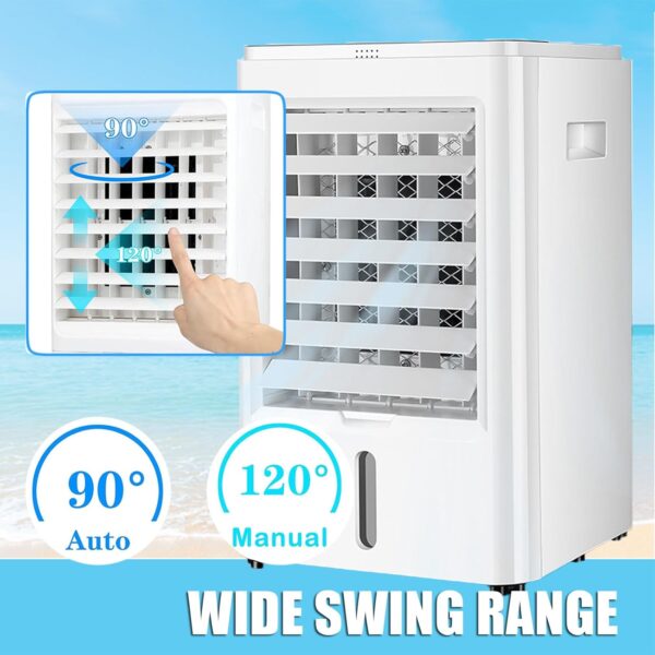 Mini RV Air Conditioner, Portable Air Conditioners Fan, Evaporative Air Cooler with 3 Wind Speeds & 3 Timers, Cooling Fan for Camper Van Truck,12V - Image 7