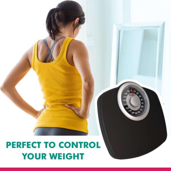 Adamson A25 KG Bathroom Scales - Up to 180kg, Anti-Skid Rubber Surface, Extra Large Numbers - High Precision Weighing Scales for Body Weight - Durable with 20-Year Assurance - New Version - Image 6