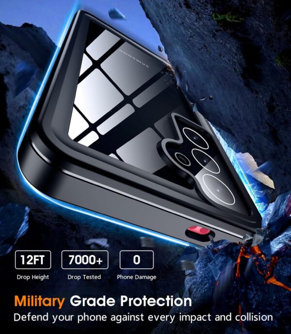 Oterkin for Samsung Galaxy S24 Plus Case Waterproof,[IP68 Underwater] Samsung S24 Plus Case with[Built-in Screen Protector][360°Full Body Sealed][12FT Military Shockproof] Case for S24 Plus - Image 3
