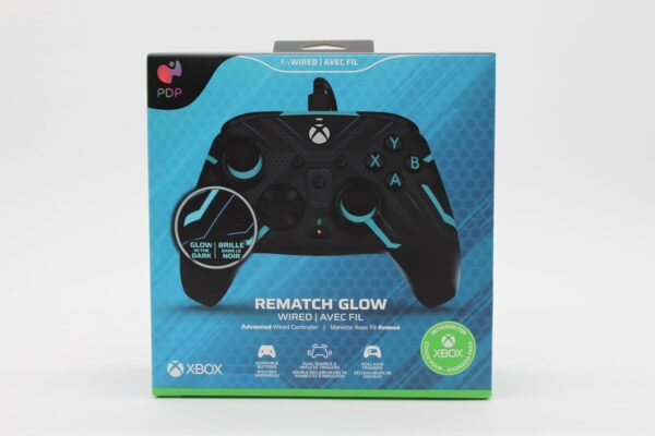 PDP Xbox REMATCH GLOW Wired controller TITAN STEEL - Image 8