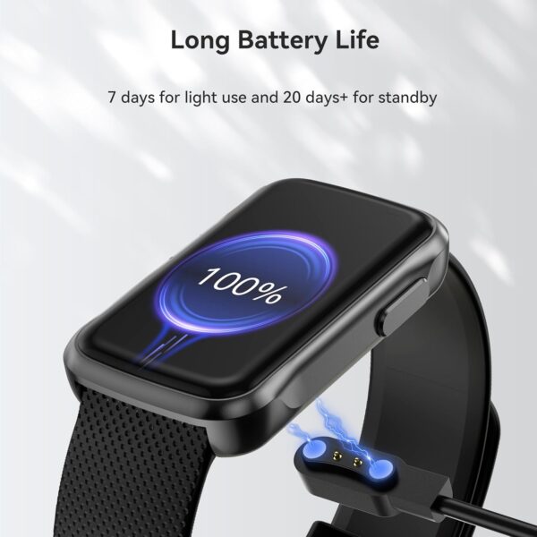 OUKITEL Smart Watch for Men Women with 24 Sport Modes, Fitness Tracker 1.47" Smartwatch with Heart Rate/SpO2/Sleep Monitor, Step Counter Activity Pedometer with IP68 Waterproof for iOS Android - Image 6