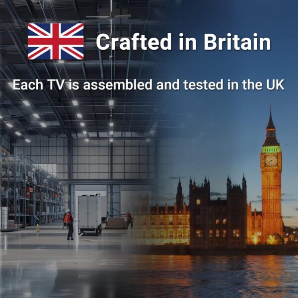 Tees 43 inch 4K QLED Smart TV, Central Stand Design Tizen OS UHD Television with Apple TV+ BBC Netflix Freeview Gaming Hub, MEMC HDR10 Ideal Large Screen for Liaving Room, Made in the UK - Image 10