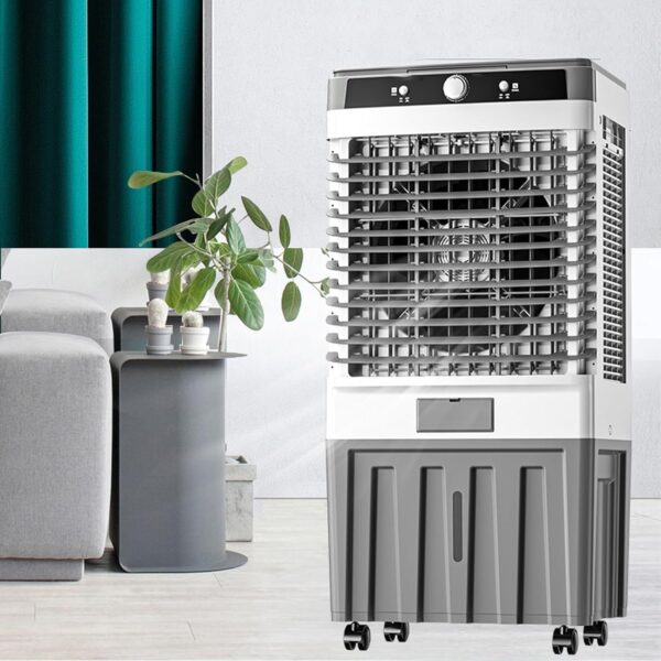 Evaporative Air Cooler, Cold Fans with 80L Large Water Tank, Standing Fan, 3 Fan Speeds, for Home, Garage, and Large Spaces - Image 7