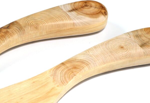 Handmade Eco-Friendly Natural Wooden Butter Knife from Juniper wood with mosaic handle - Image 4