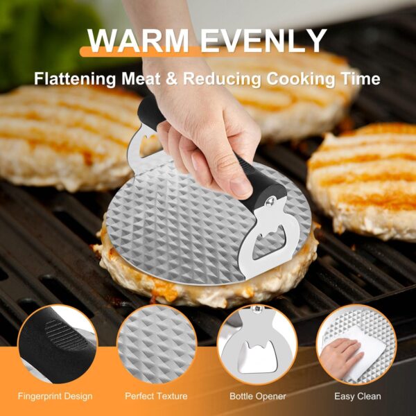DY DECENT FAMILY BBQ Griddle Accessories Kit, Upgrade 26Pcs Tools Set for Blackstone, Outdoor Flat Top Grill Set, Hibachi Spatula Christmas Grilling Gift Men Women (A16-C02-Y) - Image 3