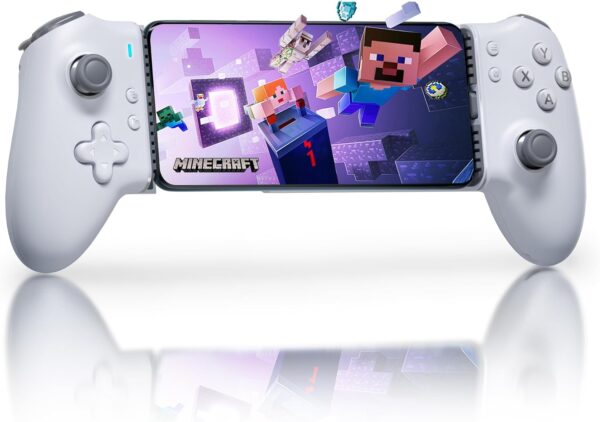 EasySMX M15 Type C Mobile Gaming Controller for Android iPhone 15 Series USB C, Cloud Gaming Xbox Playstation Game Pass Bluetooth Gaming Controller with Hall Joysticks Trigger Mechanical Plug and Play - Image 2