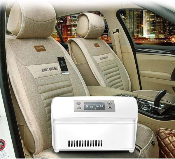 Travel Mini Insulin Refrigerator - Portable Smart Car Fridge/Cooler, Household/Dormitory Rechargeable Medicine Storage Box (2-18 ° C Temperature Control) - Image 7