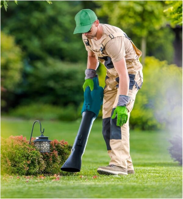 Centrifugal Blower, 21V Brushless Leaf Blower, 460 CFM And 120 MPH Electric Air Blower, Dust Sweeper Garden Tools For 18V Battery - Image 7